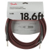 Fender Professional Series 18.6' Instrument Cable Red Tweed