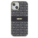 DKNY PC/TPU Repeat Pattern Tonal Stripe Magsafe Zadný Kryt pre iPhone 15 Black