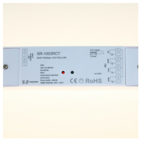 Príjmač RGB-RC-1003RCT 4x5A k ovládaču RGB-RF 2CH