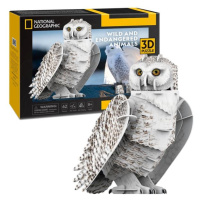 Puzzle 3D National Geographic Snežná sova - 62 dielikov