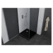MEXEN/S - Pretória sprchovací kút 90x90, grafit, chróm + sprchová vanička vrátane sifónu 852-090