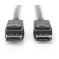 DIGITUS Pripojovací kábel DisplayPort, DP M/M, 1,0 m, Ultra HD 8K, verzia 1.3/1.4, bl