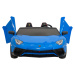 Autíčko Lamborghini Aventador SV na batérie pre 2 deti Modré + 2,4 GHz diaľkové ovládanie + EVA 