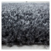 Kusový koberec Brilliant Shaggy 4200 Grey kruh - 200x200 (průměr) kruh cm Ayyildiz koberce