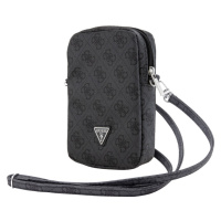 Univerzálne puzdro Guess na smartfón GUWBZP4GFTSK PU 4G Triangle Logo Walltet Phone Bag Zipper č