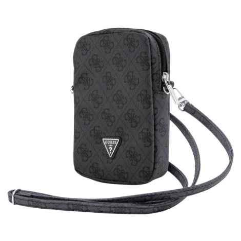 Univerzálne puzdro Guess na smartfón GUWBZP4GFTSK PU 4G Triangle Logo Walltet Phone Bag Zipper č