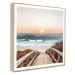 Obraz 50x50 cm Beach Footbridge