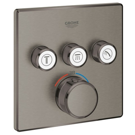 Vaňová batéria Grohe SMARTCONTROL bez podomietkového telesa brushed Hard Graphite 29126AL0