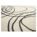 Kusový koberec Circles cream - 160x230 cm Alfa Carpets