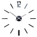 Moderné nástenné hodiny CARLO BLACK HMCNH057-black