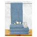 Bavlnený uterák a osuška, Finer modrý 70 x 140 cm