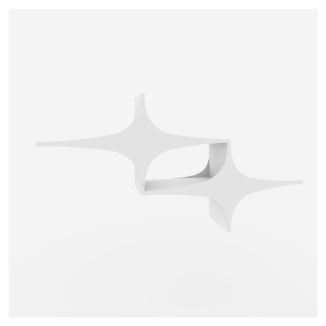 Nástěnná police Susen 2 bílá Kalune Design