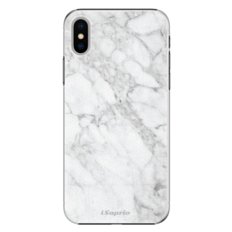 Plastové puzdro iSaprio - SilverMarble 14 - iPhone X