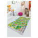 Detský koberec City 100x150 cm zelený