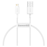 Nabíjací a dátový kábel USB, Lightning, 25 cm, 2400 mA, s ochranou proti zlomeniu, rýchle nabíja