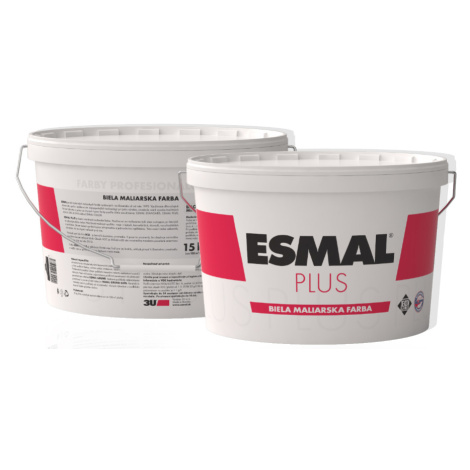 Esmal Plus - biela interiérová farba 25 kg biela matná