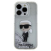 Plastové puzdro Karl Lagerfeld na Apple iPhone 15 Pro KLHCP15LLNKHCH Liquid Glitter Karl Head st