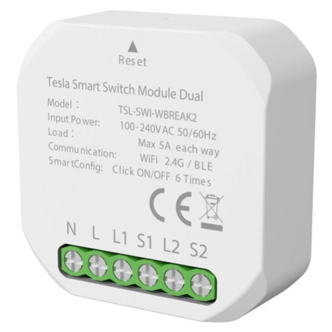 Inteligentný vypínač Tesla Smart Switch Module Dual