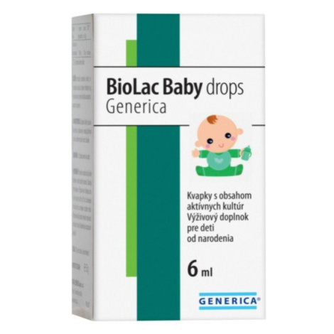 Generica Biolac baby drops od 3. mesiaca 6 ml