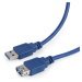 Kabel CABLEXPERT CCP-USB3-AMAF-6 USB A-A 1,8m 3.0 prodlužovací, modrý