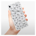 Odolné silikónové puzdro iSaprio - Abstract Triangles 03 - black - iPhone SE 2020