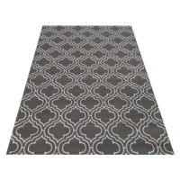 DY Sivo-biely moderný koberec Polda Rozmer: 80x150 cm