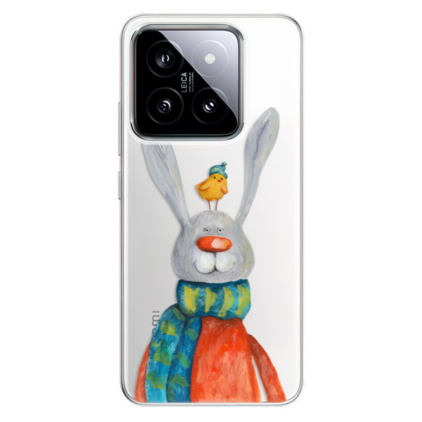 Odolné silikónové puzdro iSaprio - Rabbit And Bird - Xiaomi 14