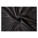 Kvalitex Saténové prestieradlo Luxury collection čierna, 80 x 200 cm