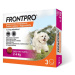 FRONTPRO® antiparazitárne žuvacie tablety pre psov (2-4 kg) 11,3 mg 3 kusy