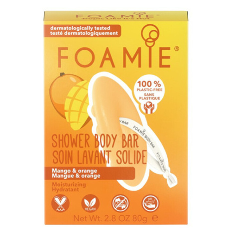 FOAMIE Hydratačná sprchová starostlivosť Tropic Mango and Orange Shower Body Bar 80 g