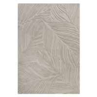 Kusový koberec Solace Lino Leaf Grey Rozmery kobercov: 160x230