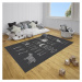 Dětský kusový koberec Mujkoberec Original Flatweave 104885 Black/Cream – na ven i na doma - 200x