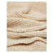 Béžový bavlnený pléd 240x260 cm Senara – Kave Home
