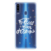 Odolné silikónové puzdro iSaprio - Follow Your Dreams - white - Samsung Galaxy A20s