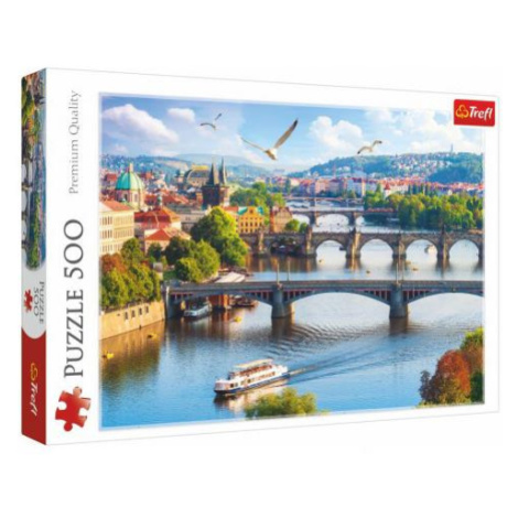 Puzzle TREFL Praha Česká Republika 500 dielikov