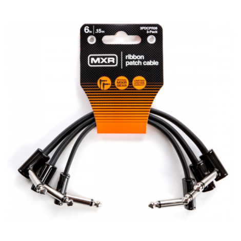 Dunlop MXR RIBBON PATCH CABLE 0,15m - 3 PACK, prepojovací kábel