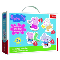 TREFL Baby puzzle Prasátko Peppa 4v1 (3,4,5,6 dílků)