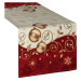 Vianočný gobelínový behúň na stôl s tkaným vzorom 45x140 cm