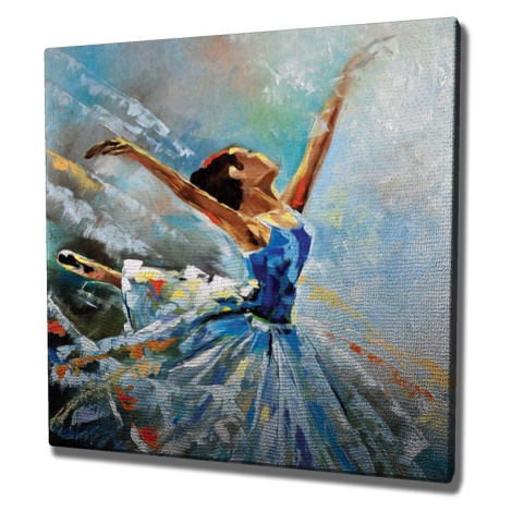 Obraz na plátne Ballet KC268 45x45 cm