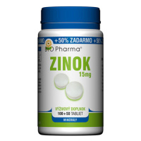 BIO PHARMA Zinok 15 mg 150 tabliet