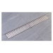 GELCO - MANUS QUADRO podlahový žľab z nerezové oceli s roštom, L-1150, DN50 GMQ37