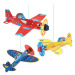 Závesné dekoratívne lietadlá z pevnejšieho papiera Djeco