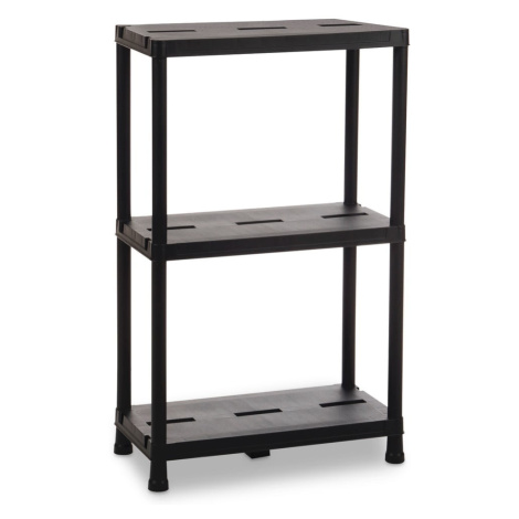 Čierny plastový úložný regál 60x95 cm Universal Pro – Toomax
