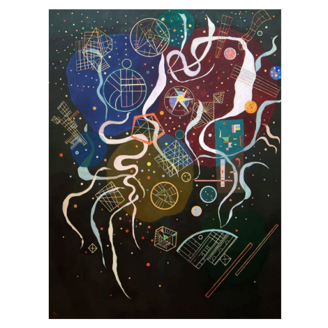 Obraz - reprodukcia 50x70 cm Mouvement I, Wassily Kandinsky – Fedkolor