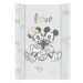 CEBA Podložka prebaľovacia s pevnou doskou COMFORT 50x70 Disney Minnie & Mickey Grey