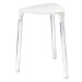 Gedy - YANNIS kúpeľňová stolička, 37x43,5x32,3cm, biela 217202
