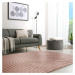 Ružový vlnený koberec 200x290 cm Hague – Asiatic Carpets