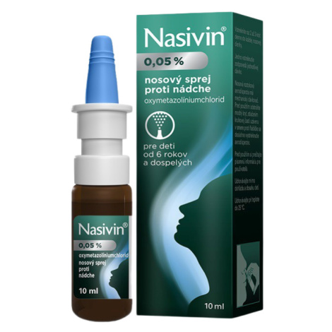 NASIVIN nosový sprej 0,05% 10 ml