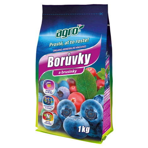 Agro Organominerálne hnojivo čučoriedky a brusnice 1 kg