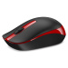 GENIUS myš NX-7007/ 1200 dpi/ bezdrôtová/ BlueEye senzor/ čiernočervená
